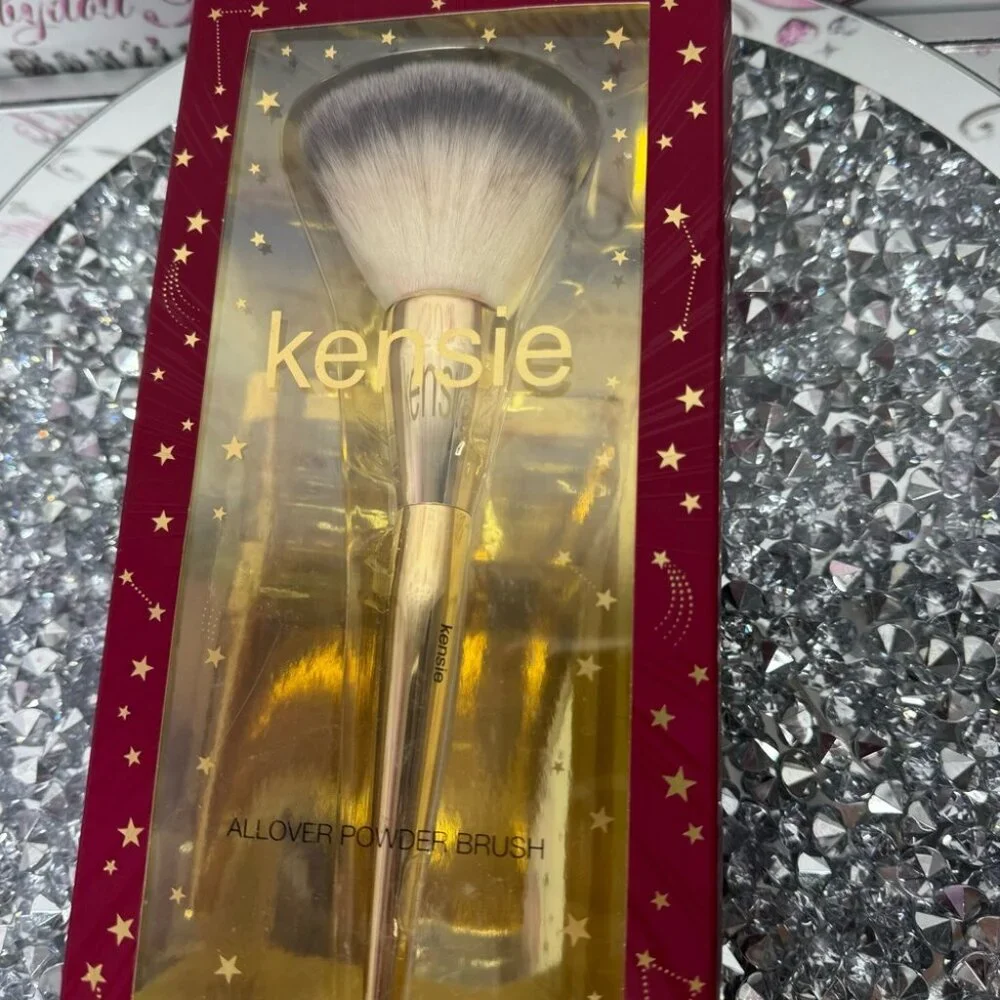 Kensie makeup brush all over powder gold luxury makeup powders bronzer big fluff